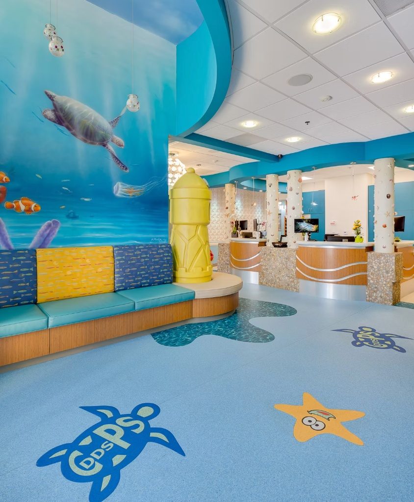 A bright, welcoming space at CarlsbaDDS Pediatric Smiles